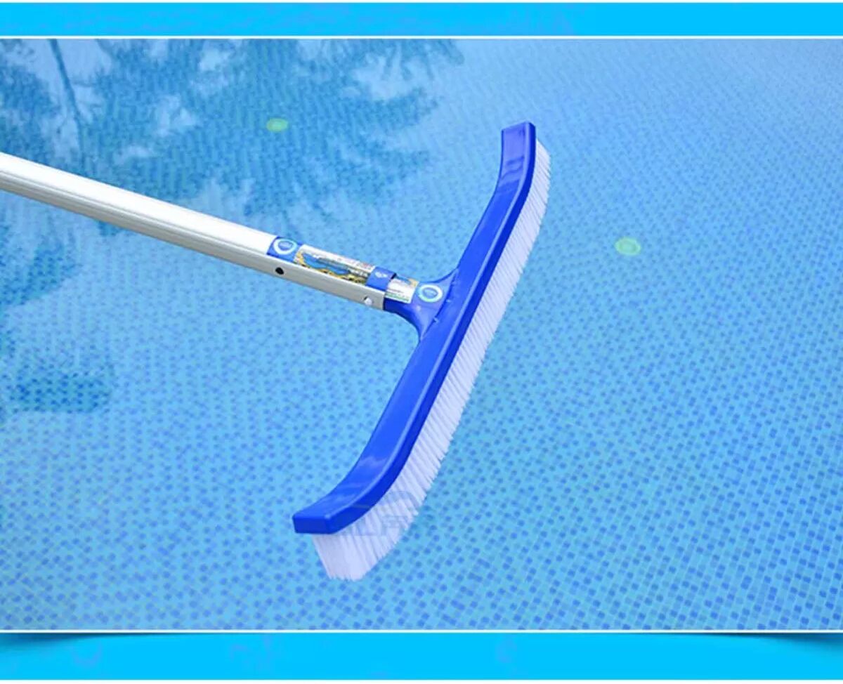 INF Poolreinigungsbürsten-Set – 25 cm und 45 cm – Effizientes Werkzeug zur Poolpflege