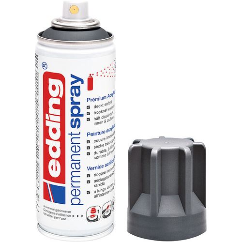 edding 5200 Acrylspray Sprühfarbe anthrazit matt