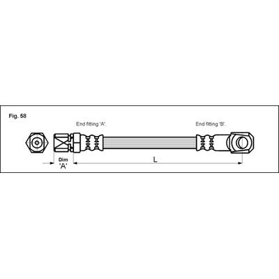 METZGER AUTOTEILE Bremsschlauch 4113269 für LADA