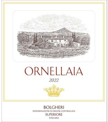 """Ornellaia (3 Liter Bottle) 2022 Red Wine - Italy"""