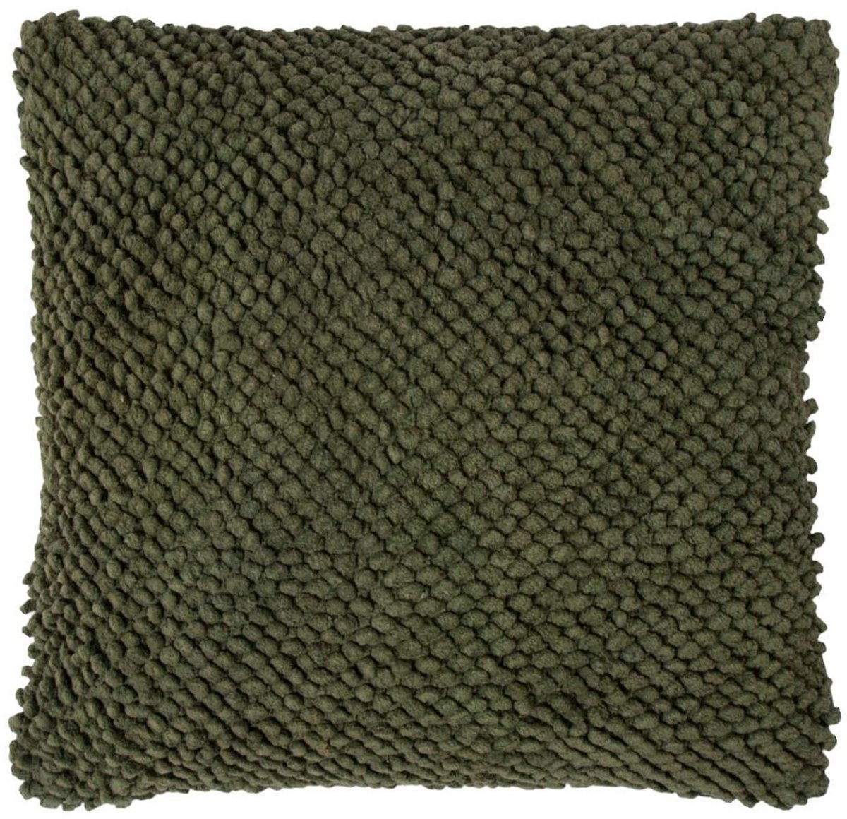 Jumbo dots kussen olijfgroen 45 x 45 cm