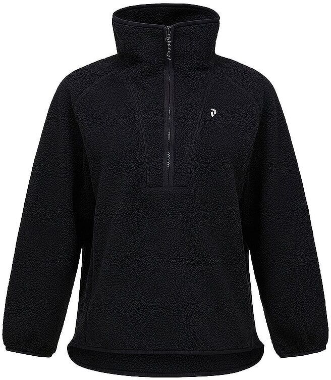 PEAK PERFORMANCE Damen Sweater Nature Rush Pile 1/2 Zip schwarz   M W