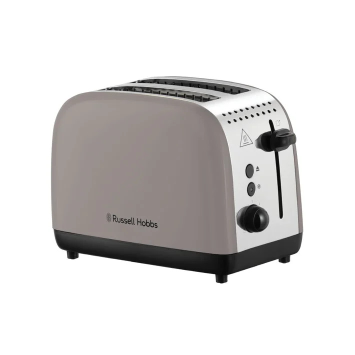 Russell Hobbs Colours Plus Broodrooster in zwart, bruin of zilver met roestvrijstalen afwerking