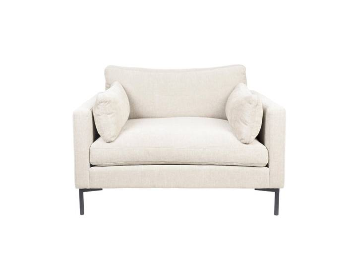 Sessel Loungesofa Zuiver Summer, 125 x 101 cm, Crème, Neu, Eleganz & Komfort - Ideal für entspannte Stunden
