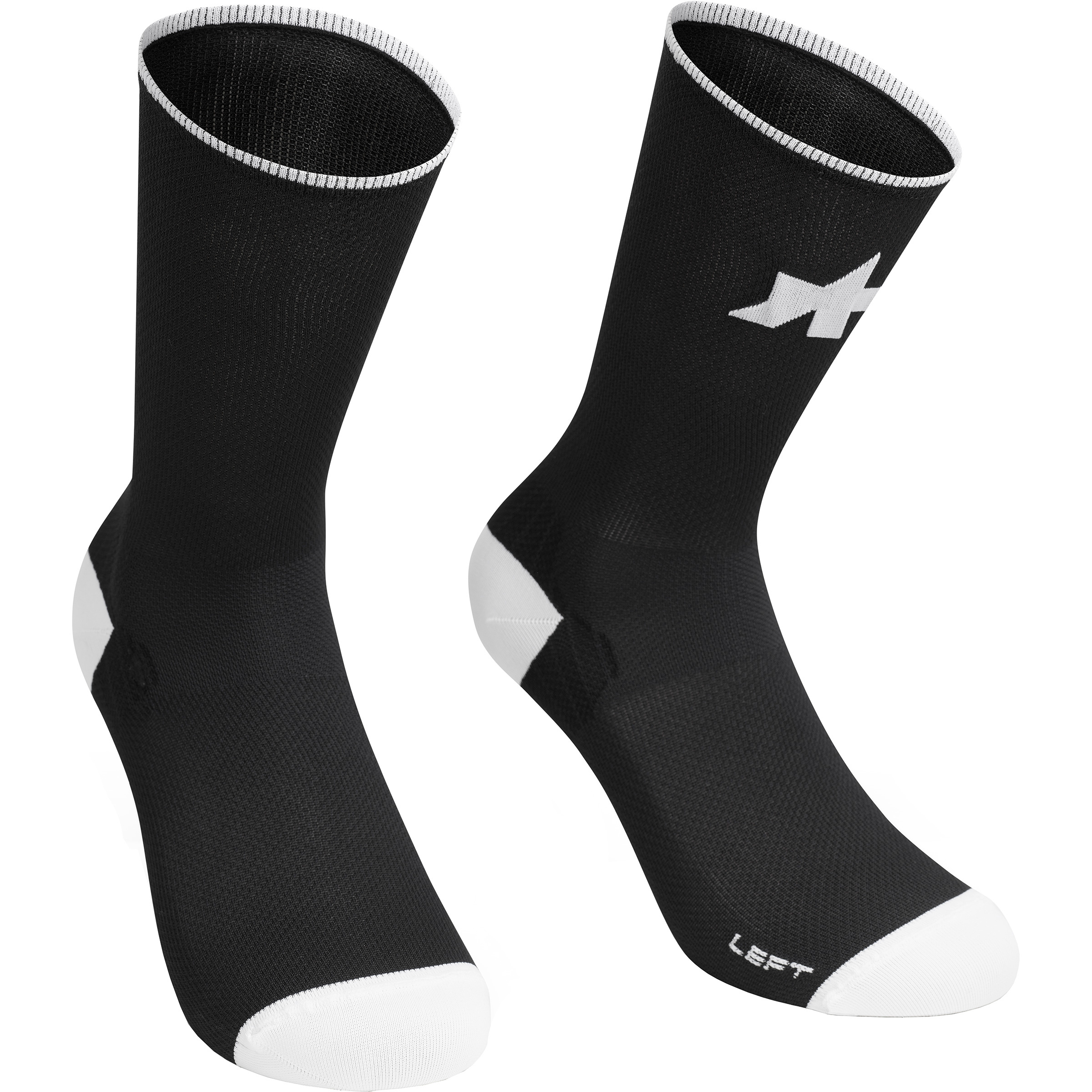 Assos RS Superleger S11 Fahrradsocken schwarz Größe 35 Rennrad | Gravel Elastisch