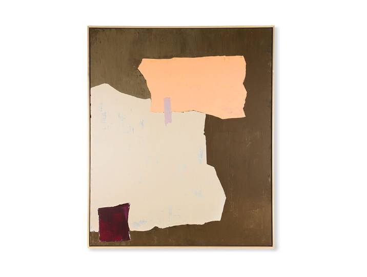 HKliving Schilderij Abstract 123 x 103cm - Meerkleurig