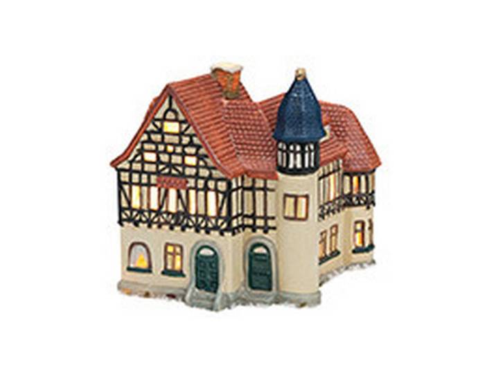 Dekohaus, Braun, Rot, Beige, Keramik, Haus, 15x17x12 cm, Dekoration, Dekofiguren & Skulpturen, Dekoobjekte