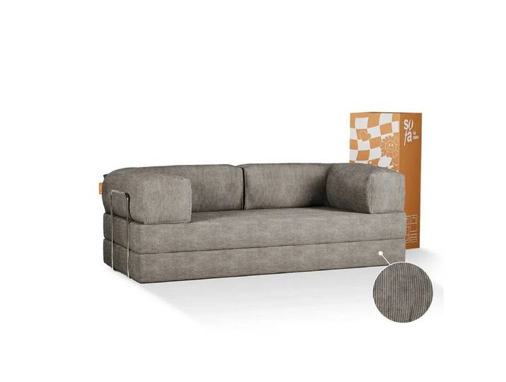Ertex Schlafsofa The Growing Sofa Schlafsofa 2-3 Sitzer ausziehbar & kompakt