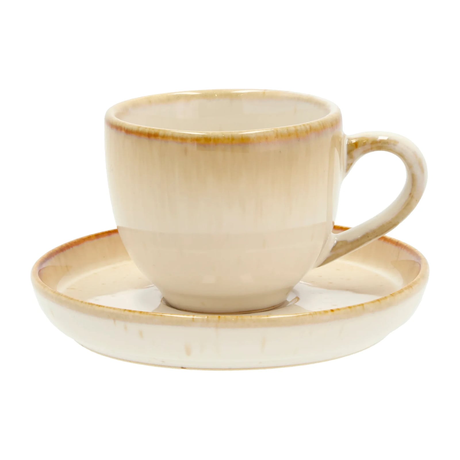 Bitz Bitz espressokop met schotel 7 cl Roomwit