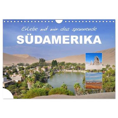 Erlebe mit mir das spannende Südamerika (Wandkalender 2026 DIN A4 quer), CALVENDO Monatskalender