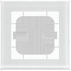 MDT technologies Glasrahmen 1-fach weiß für 63mm Programme BE-GTR163W.01