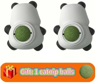 Inspired Finds Natural Catnip Wall Ball Toy For Licking And Chewing catnip 2pcs