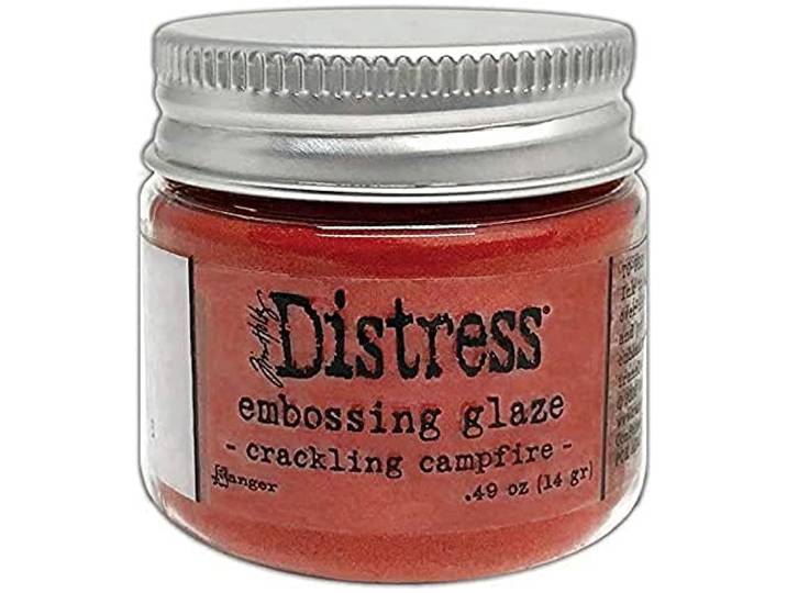 Tim Holtz - Ranger Tim Holtz-Distress reliëf glazuur-kraken kampvuur, 1 oz