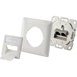 Renkforce Netzwerkdose Unterputz Einsatz CAT 6 2 Port Reinweiß RF-4393024