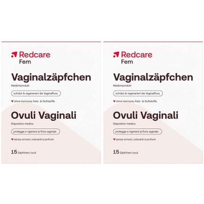 Redcare Fem Vaginalzäpfchen x2 2x15 St Suppositorien