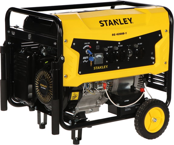 Stanley SG 4200B-1 - Groupe électrogène monophasé AVR - 4.3kW monophasé