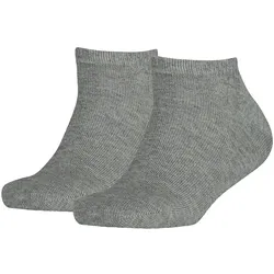 2er Pack TOMMY HILFIGER Sneakersocken Kinder 758 - middle grey melange 39-42