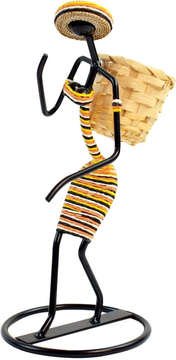 Abstracte Kandelaar Figuur Type A voor Taperkaarsen - 25 cm Lengte