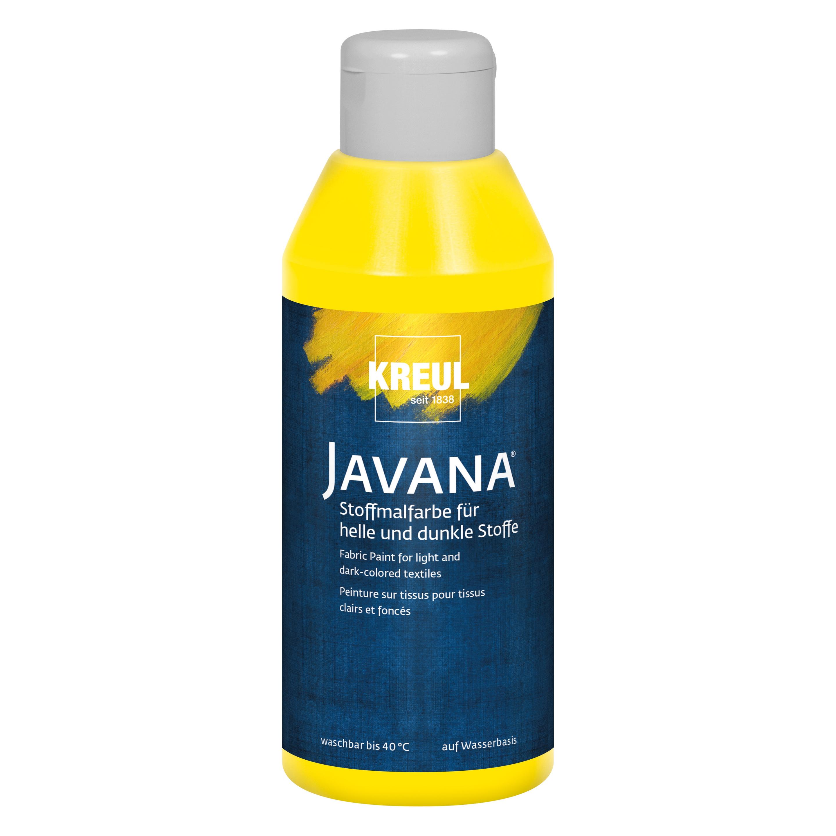 Kreul Javana Stoffmalfarbe für helle und dunkle Stoffe, 250 ml (250 ml) (23252042)