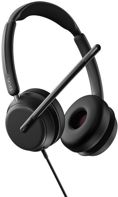 EPOS Impact 860 ANC   Casque audio Casque duo pour l'Open-Office avec double connexion USB-A/C, technologie BrainAdapt™ et ANC adaptative.