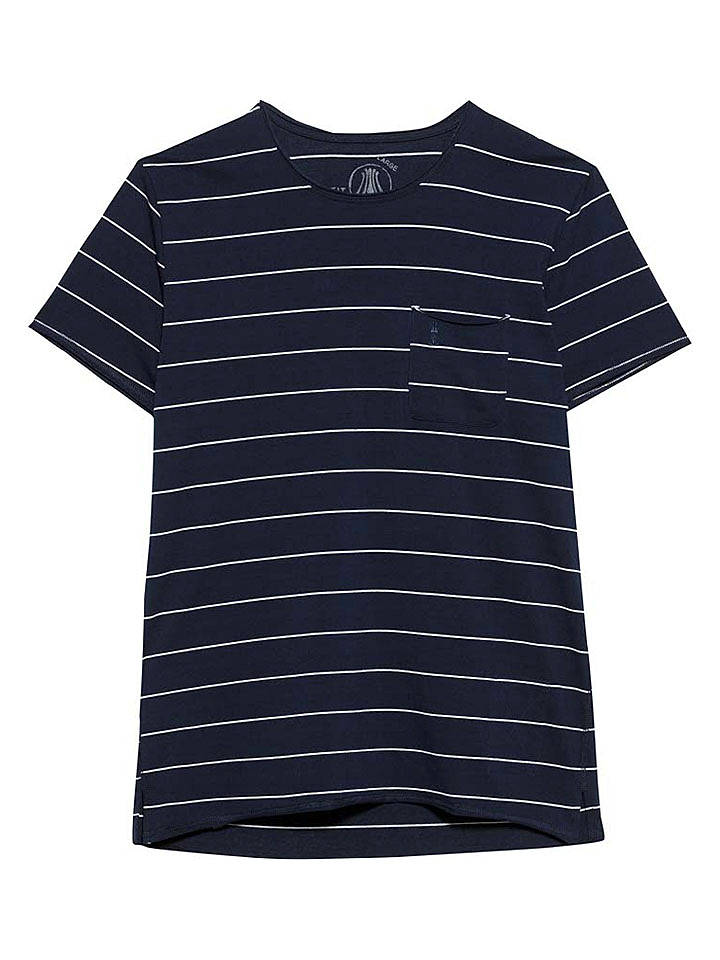 Herrlicher Shirt "Ronny" in Dunkelblau - 3XL