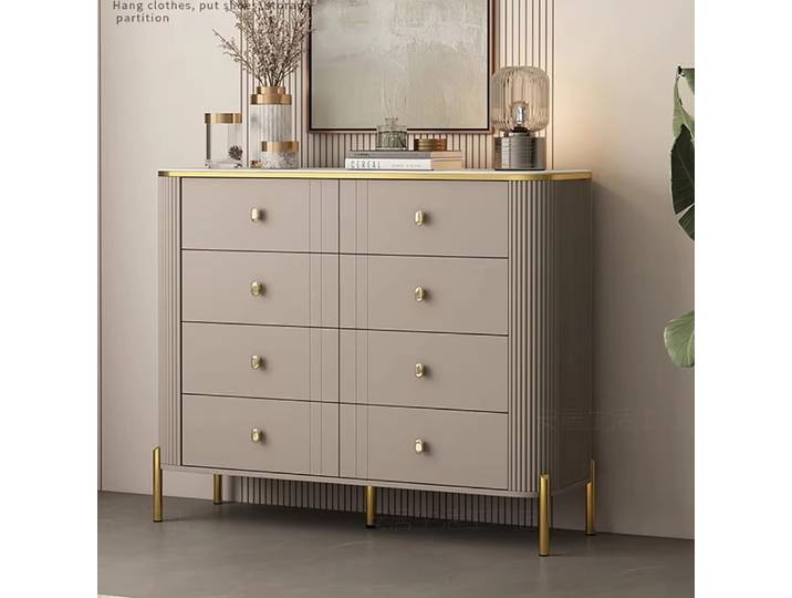 Vitrine moderne à la mode, tiroirs minimalistes, armoires polyvalentes tendance, salon, meubles de maison modernes et simples