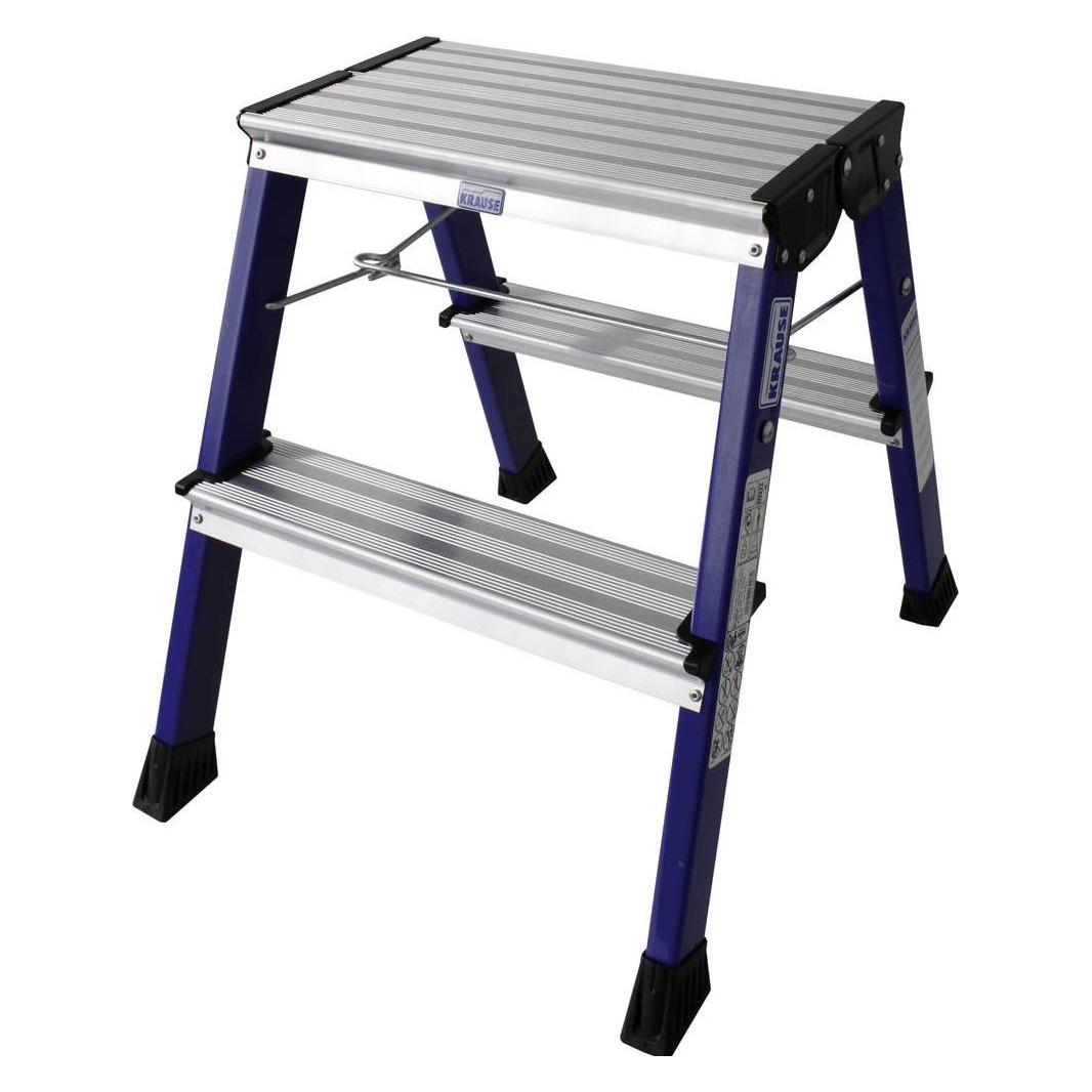 Krause Aluminium Doppel-Klapptritt kl (51 cm) (130082)