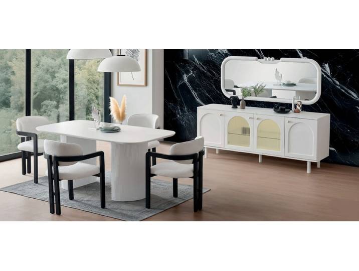 JVmoebel Essgruppe Elegantes 6-teiliges Esszimmer-Set für stilvolle Mahlzeiten, (6-tlg), Made in Europa