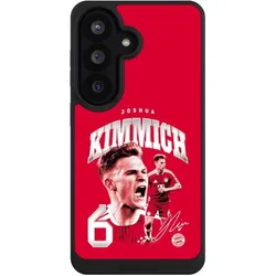 Nivocase Handyhülle für Samsung Galaxy S26 Hülle NIVOpure Case Schwarz FC Bayern München FCB Joshua Kimmich (Samsung Galaxy S26), Smartphone Hülle, Schwarz