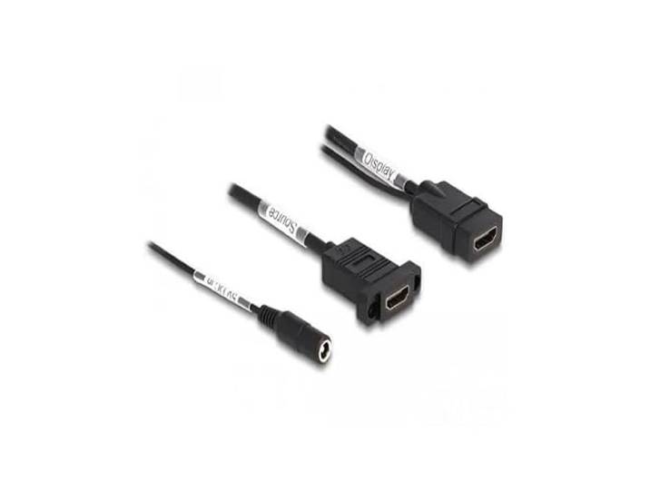 DeLOCK 87038 cable gender changer HDMI HDMI, DC Black