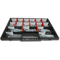200 tlg Zylinderschrauben Sortiment M6 // 6mm-60mm Schrauben Set Schraubenbox DIN 912/ISO4762 Bolzen Vollgewindeschrauben Maschinenschrauben Gewindeschrauben Zylinderkopfschrauben