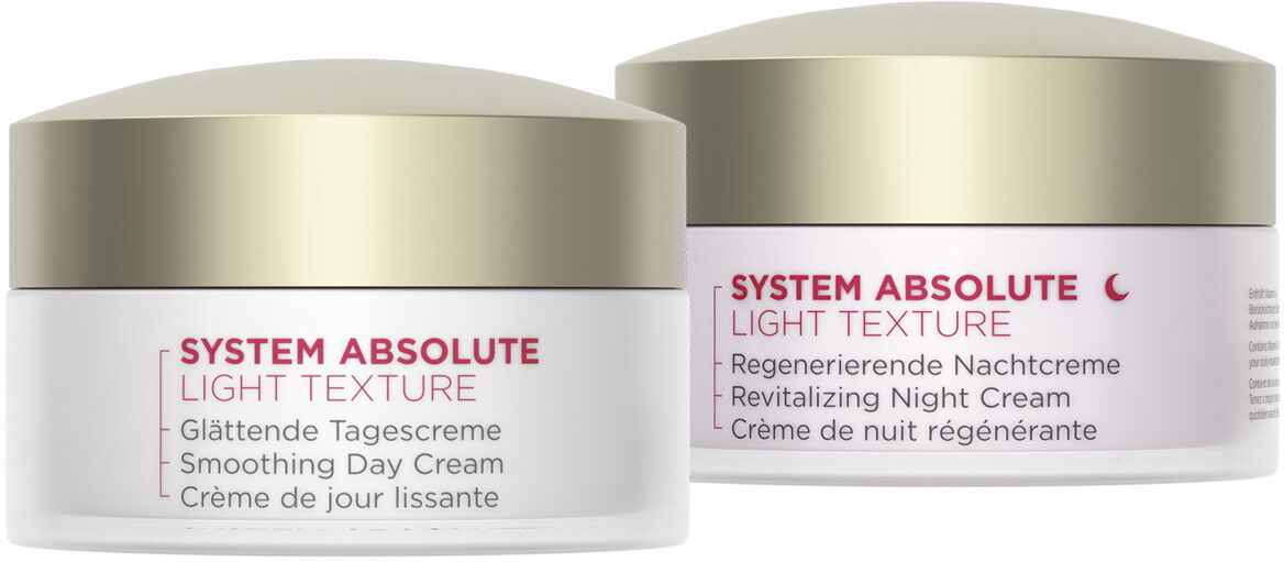 ANNEMARIE BÖRLIND SYSTEM ABSOLUTE SYSTEM ANTI-AGING Set di cura Day & Night light (crema da giorno 50 ml + crema da notte 50 ml)