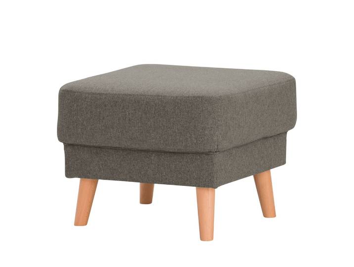 Repose-pied Bette II 54 x 46 x 54cm Gris/Gris foncé