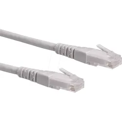 ROLINE 21150930 - Patchkabel Cat.6, UTP, grau, 0,5 m