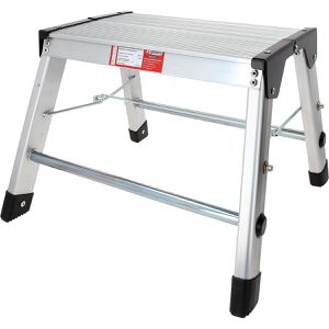 KS-Tools Klapptritt 800.0975, aus Aluminium, beidseitig begehbar, mit 1 Stufe