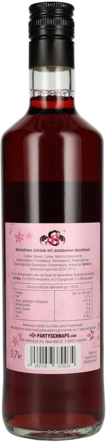 Ficken Liquors alkoholfrei 0,7l