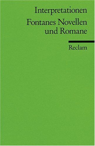 Christian Grawe - Interpretationen: Fontanes Novellen und Romane: 11 Beiträge - Preis vom 19.10.2026 19:33:35 h