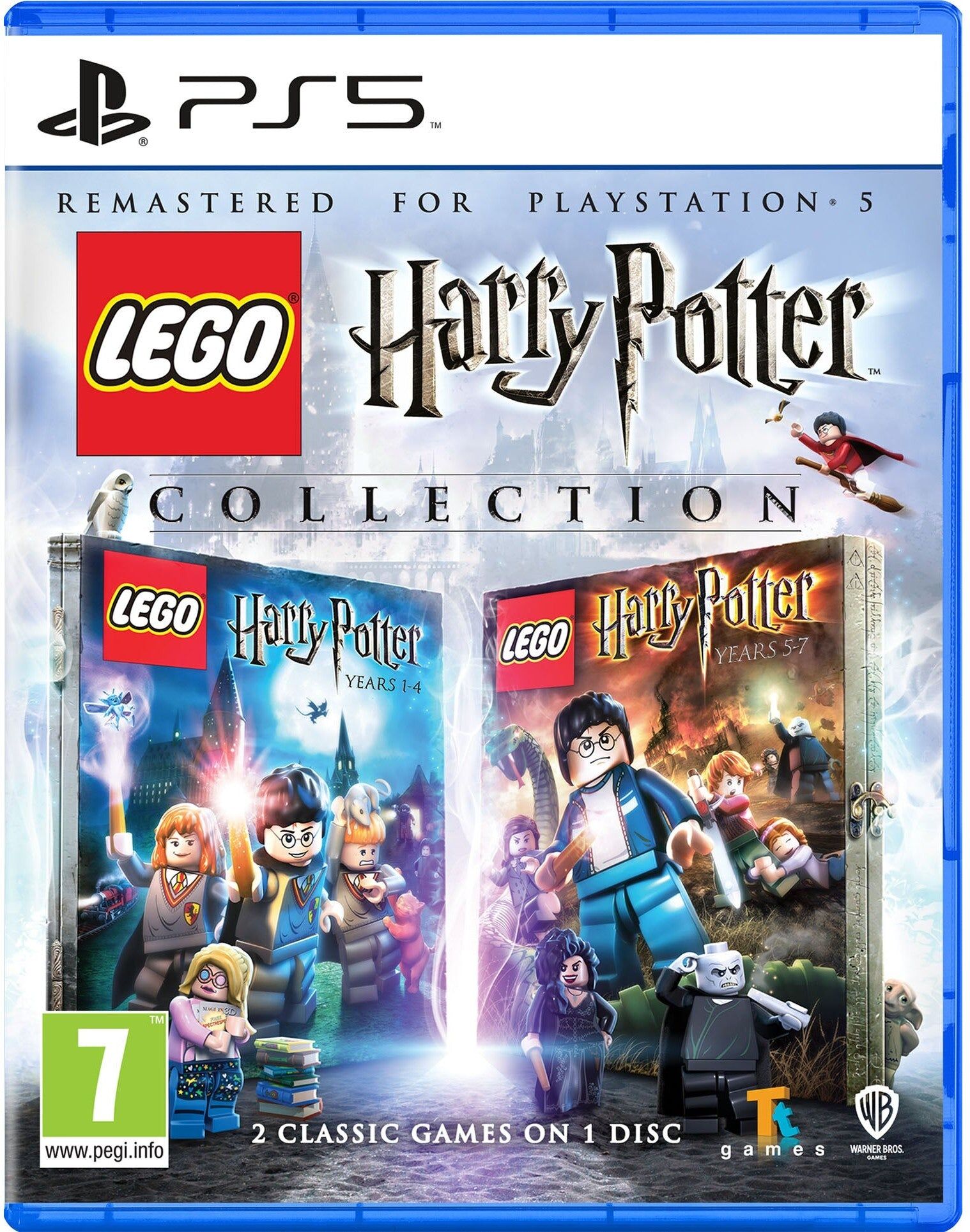 Warner Bros. Games LEGO Harry Potter Collection for PlayStation 5 (Disc) - Years 1–7, Remastered, 4K, DualSense