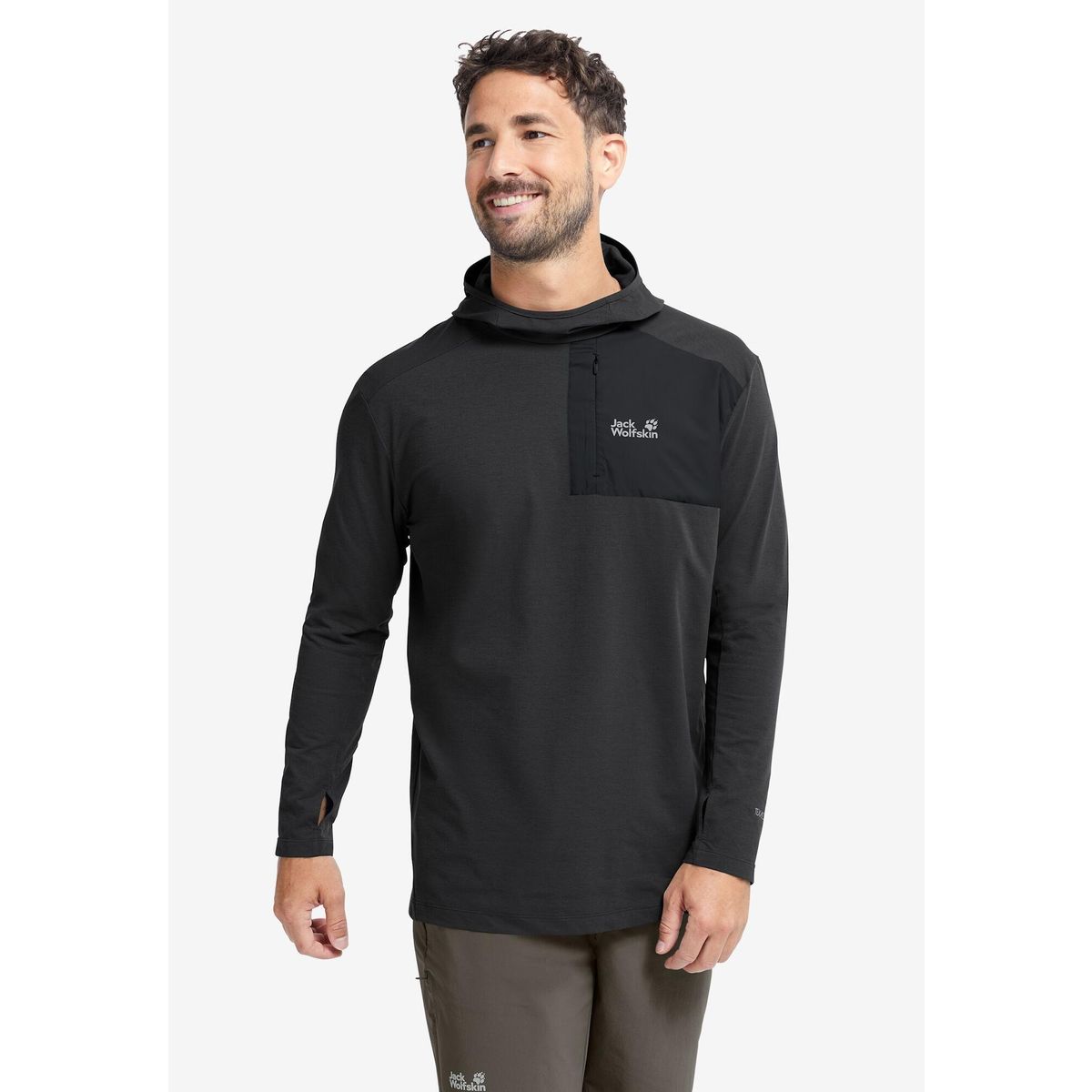Jack Wolfskin Sucol Hoody M black (6000) XL A65978_6000_A12
