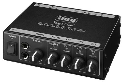 IMG STAGELINE MMX-30 Konsolen-Mischpult Anzahl Kanäle:3