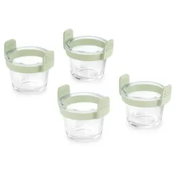 Lékué Backform Airfryer Zubehör 4tlg. Glas Transparent