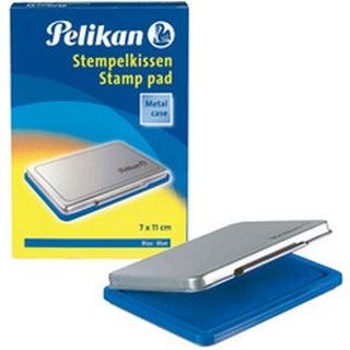 Pelikan Stempelkissen 2 Metallic-Gehäuse 7x11 cm blau