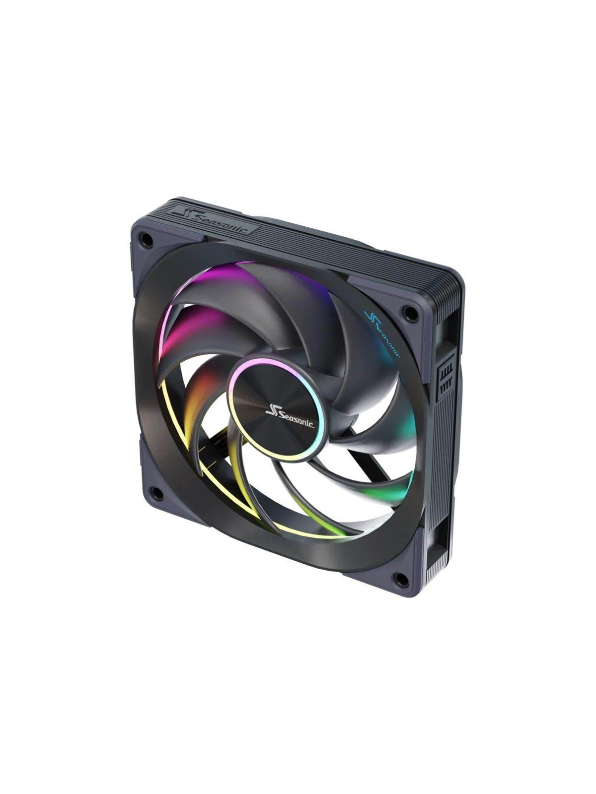 Seasonic MagFlow ARGB 1-fan kit - Gehäuselüfter - 120mm - Schwarz