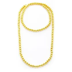 Perlen-Kette, gold
