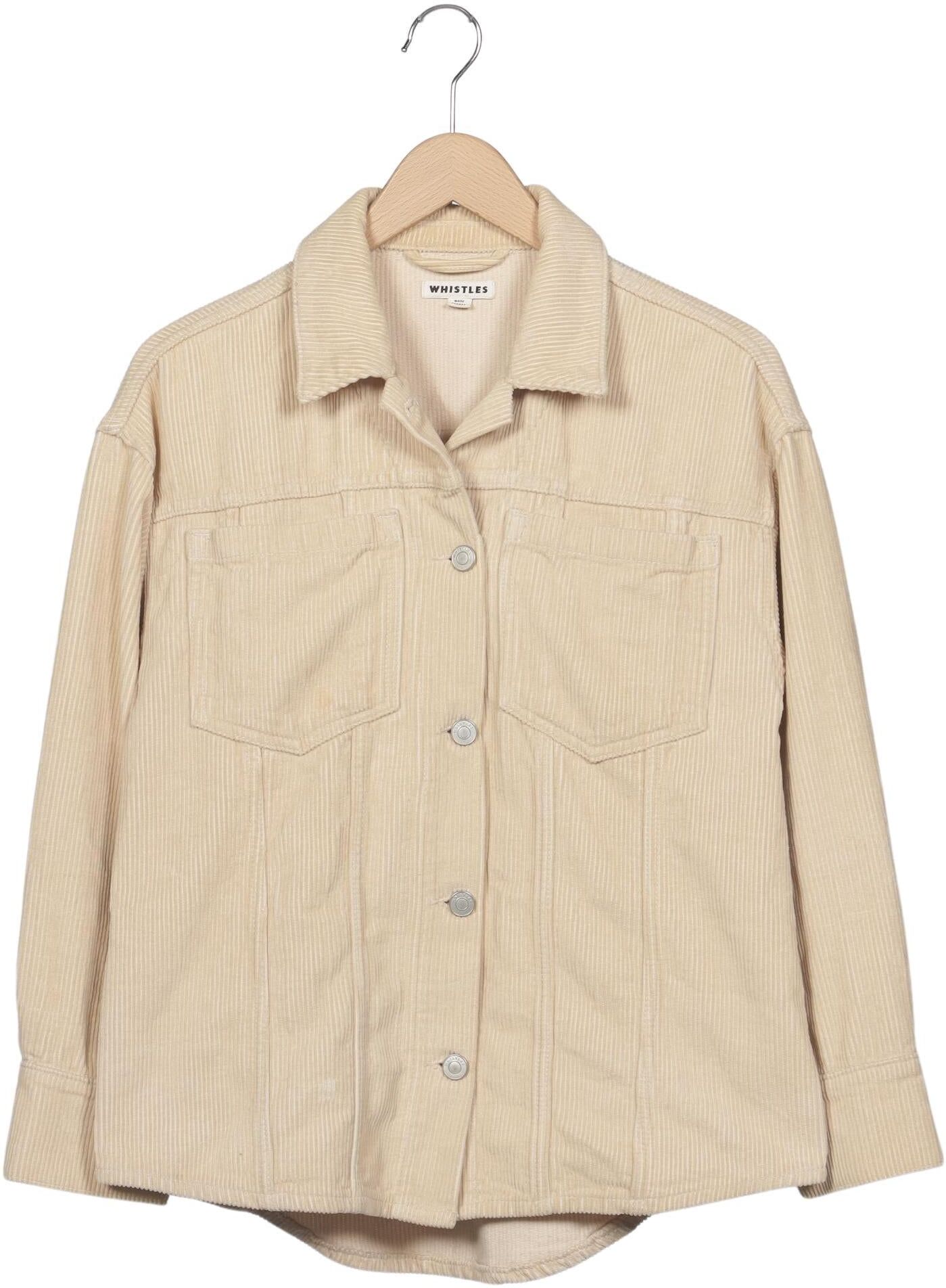 Whistles Damen Jacke, Beige, Gr. EU 36, Baumwolle - Second Hand