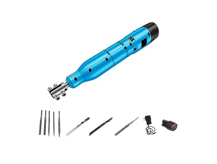 Elektrische Kleine Datei Kolben Metall Schleifen Werkzeug Reiben Eisen Falsche Messer Maschine Stossen Messer Stahl Datei Holzbearbeitung(20Pcs Sandpaper)