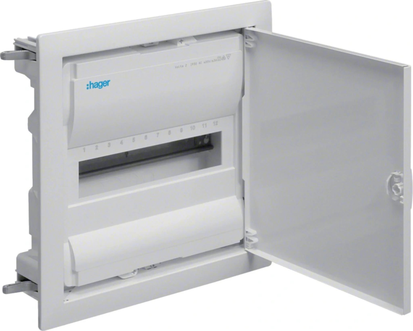 Hager Volta verdeelpaneel, installatiepaneel, 1x12PLE, IP30