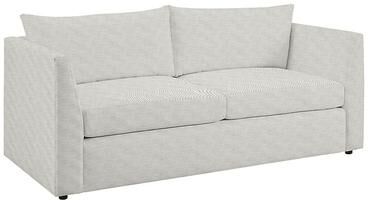 Somerset Outdoor Upholstered Sofa - Oxford Stripe Fern - Ballard Designs