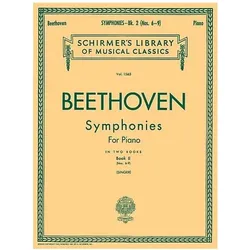 Symphonies - Book 2: Schirmer Library of Classics Volume 1563 Piano Solo, Fachbücher von Ludwig van Beethoven