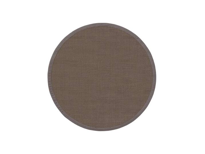 Tapis sisal gris D 250 rond